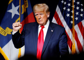 file photo: former u.s. president donald trump at the north carolina gop convention dinner in greenville